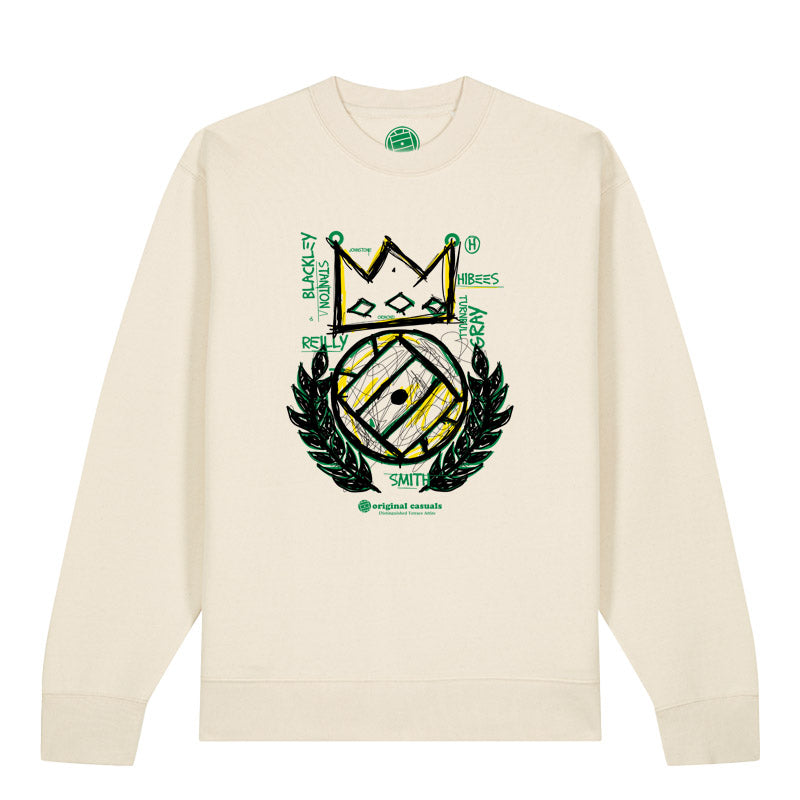 OC Badge - Basquiat Hibs - Raw Sweatshirt