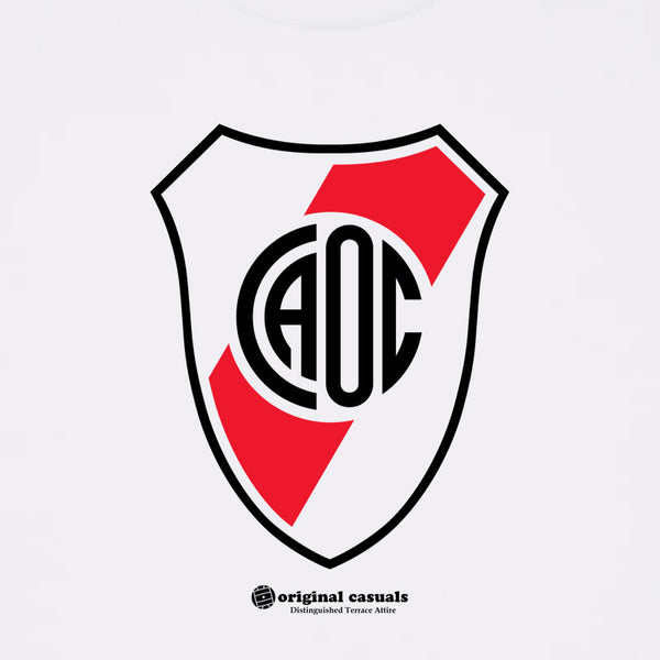 OC Badges - River Classic - White T-shirt