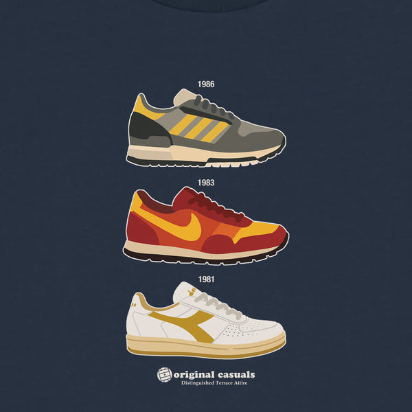 3 Icons - Navy T-shirt