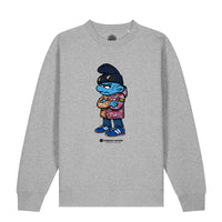 Casual Smurf - Grey Sweatshirt