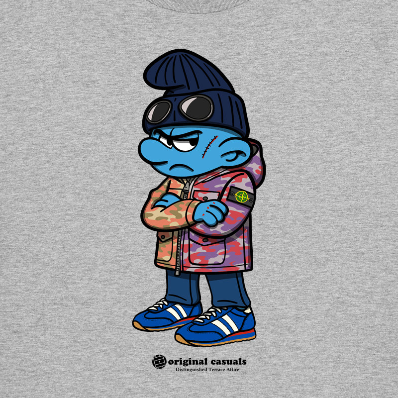 Casual Smurf - Grey Sweatshirt