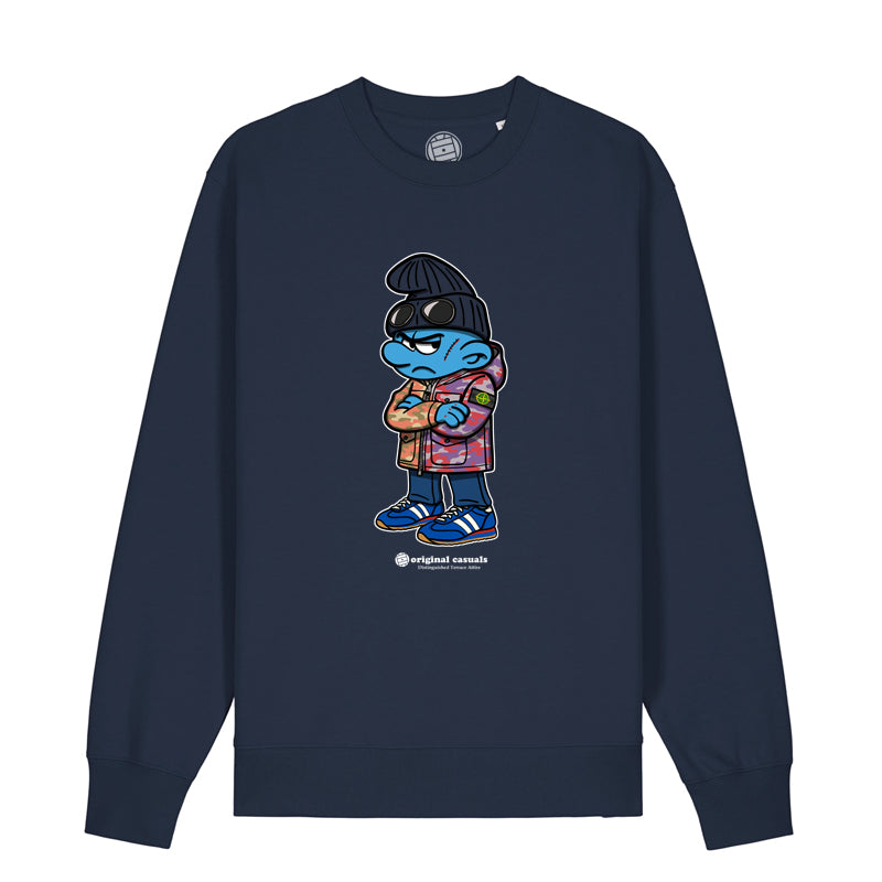 Casual Smurf - Navy Sweatshirt