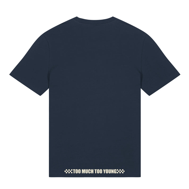 Too Much Too Young - Navy T-shirt