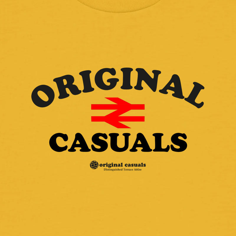 Original Rail Text - Yellow T-shirt