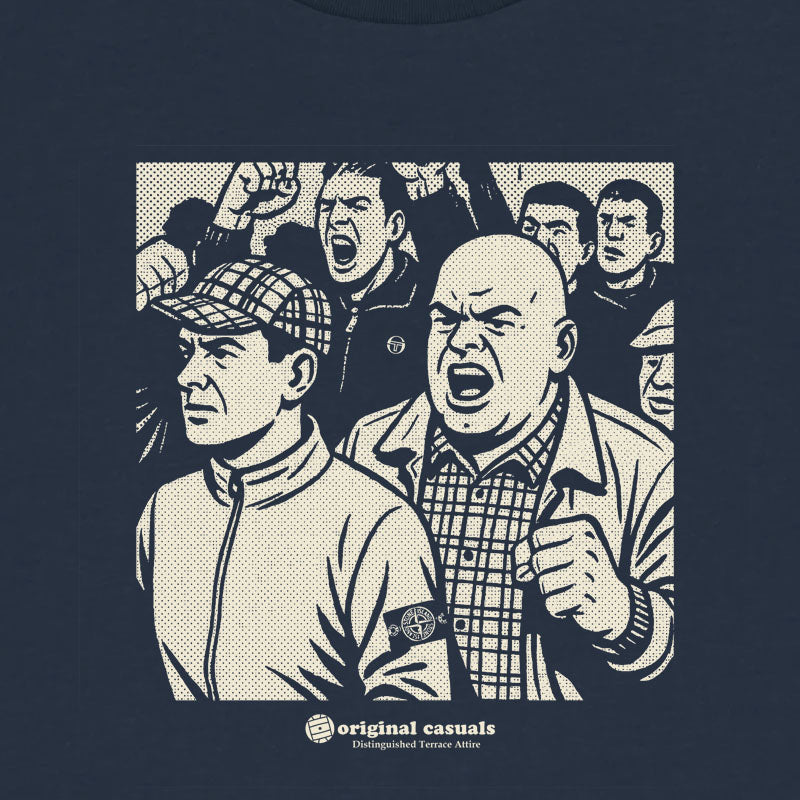 Trouble On The Terrace - Navy T-shirt