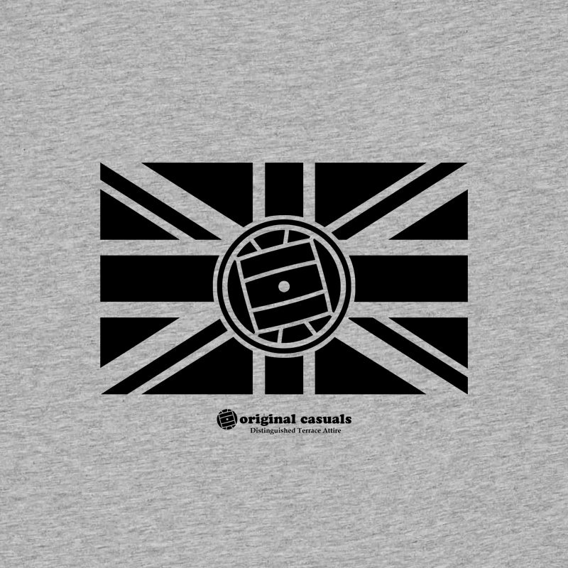Casual Union Jack - Grey T-shirt