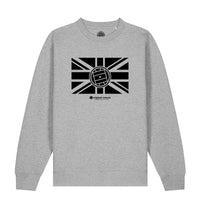 Casual Union Jack - Grey Sweatshirt