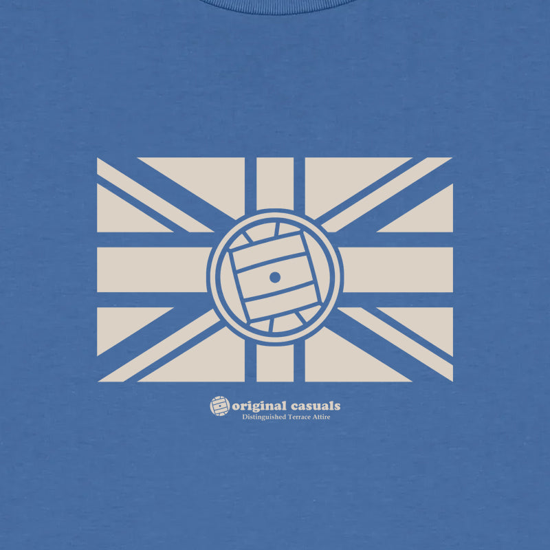 Casual Union Jack - Mid-Blue Sweatshirt