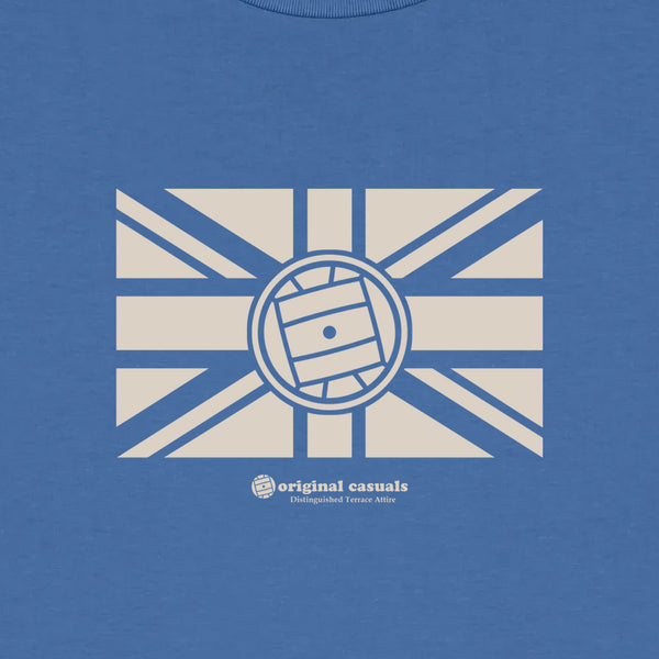 Casual Union Jack - Mid-Blue Sweatshirt