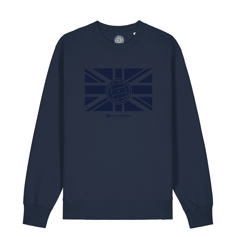Casual Union Jack - Navy Sweatshirt