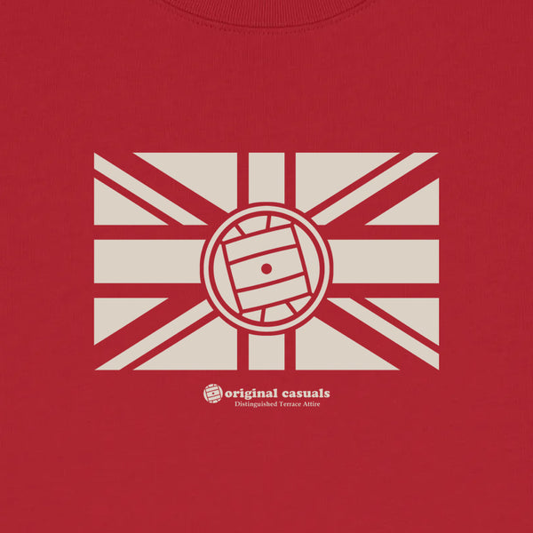 Casual Union Jack - Red Sweatshirt