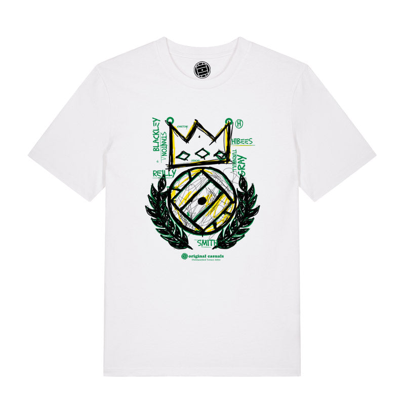 OC Badge - Basquiat Hibs - White T-shirt