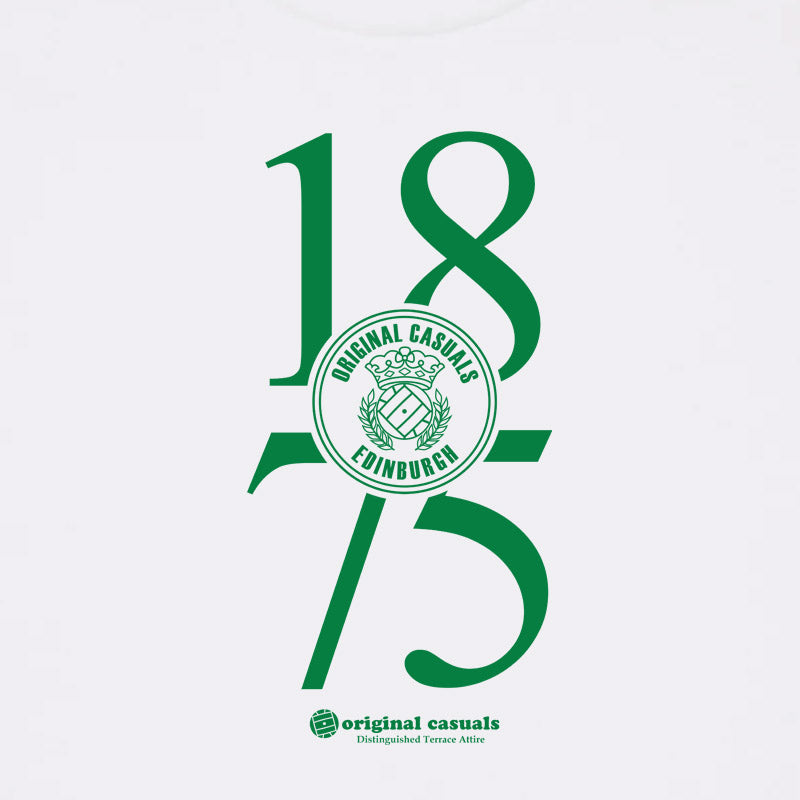 OC Badge - Hibs 1875 - White T-shirt