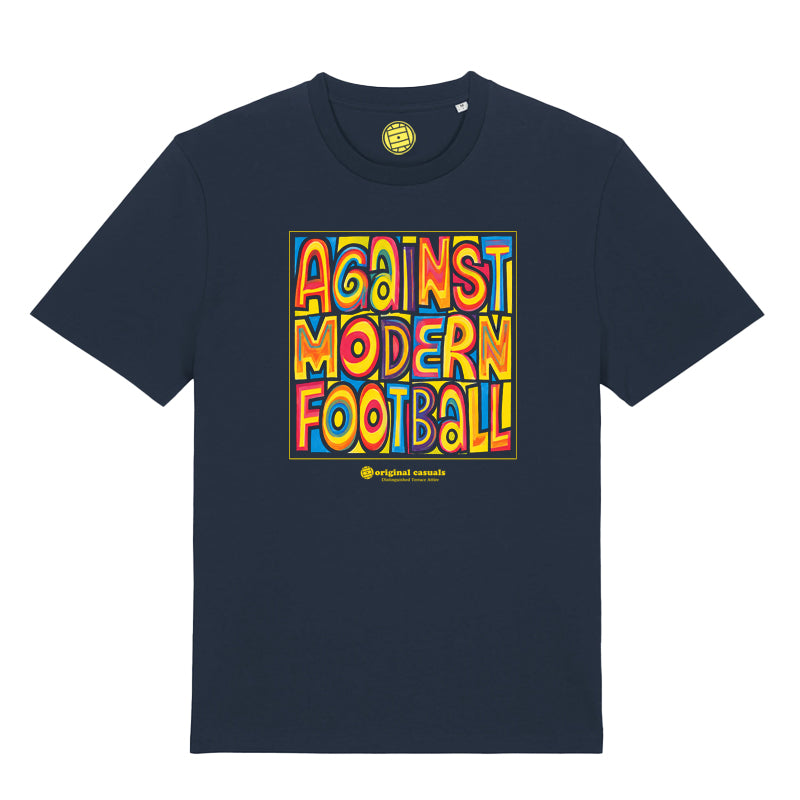 Against Modern Football - Navy T-shirt