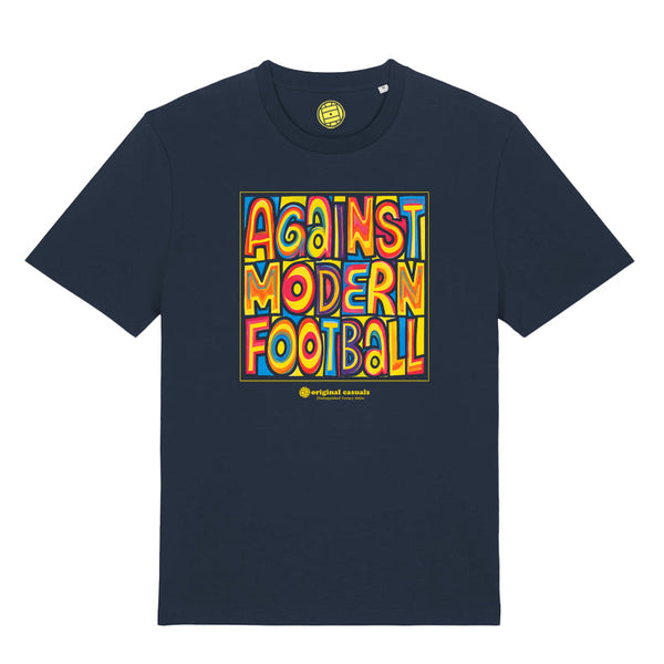 Against Modern Football - Navy T-shirt