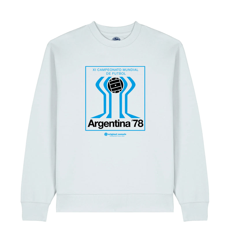 Argentina 78 Poster - Ice-Blue Sweatshirt