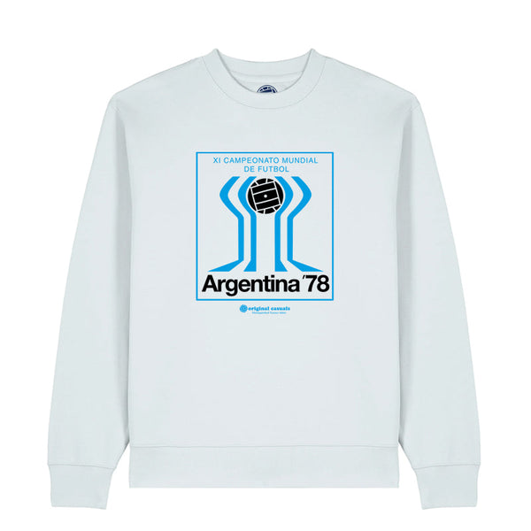 Argentina 78 Poster - Ice-Blue Sweatshirt