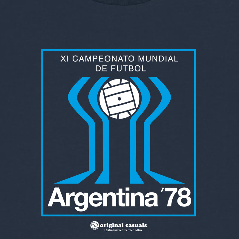 Argentina 78 Poster - Navy T-Shirt