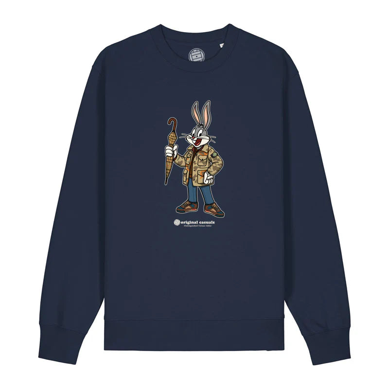 Casual Bunny - Navy Sweatshirt