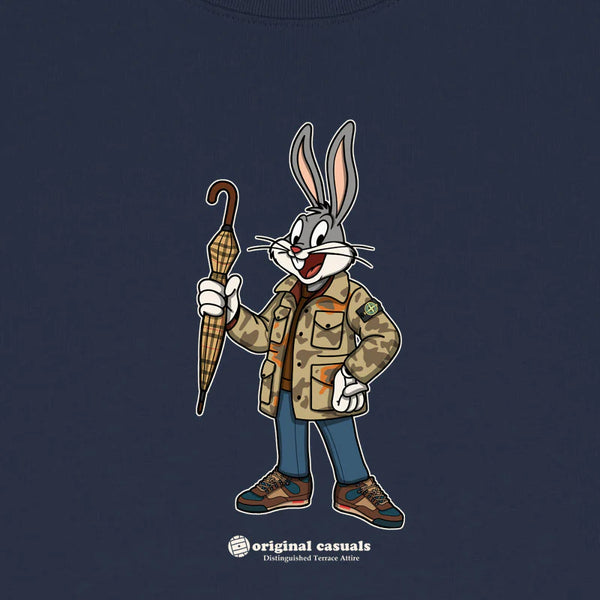 Casual Bunny - Navy T-Shirt