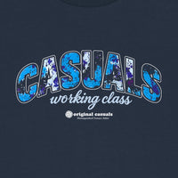 Casual Working Class Blue Camo - Navy T-shirt