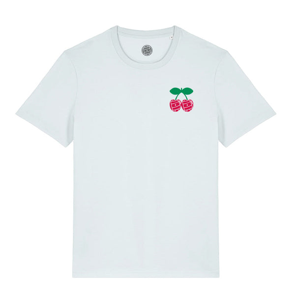 Casual Cherries - Ice-Blue T-Shirt