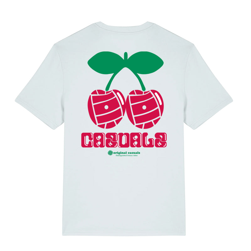 Casual Cherries - Ice-Blue T-Shirt
