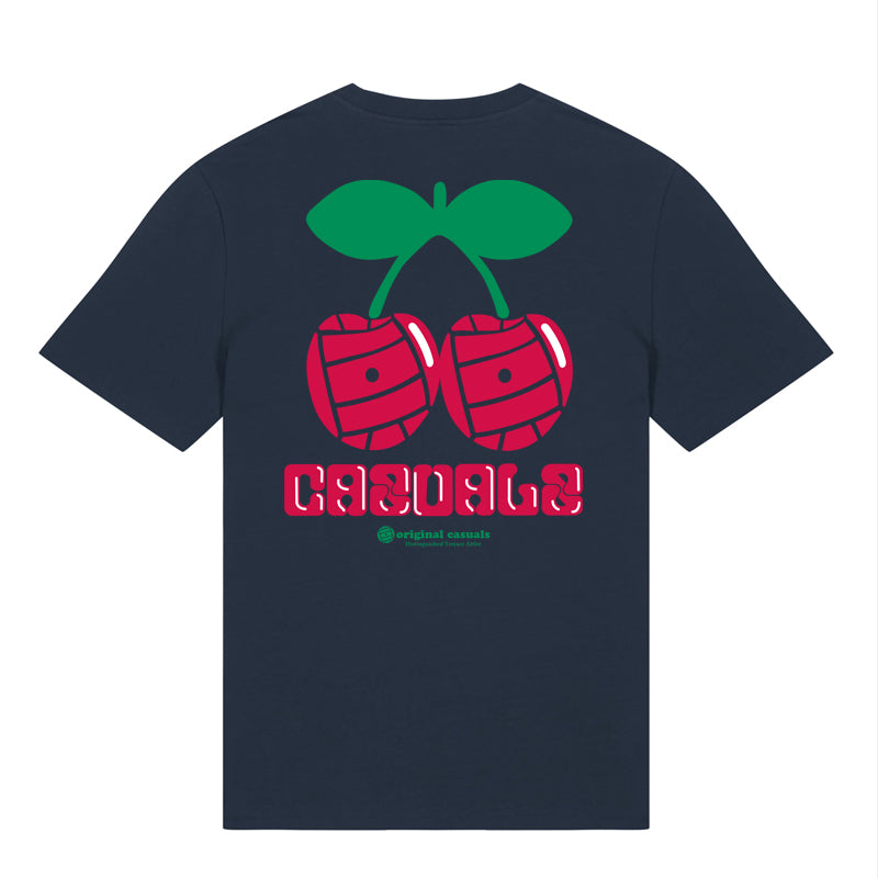 Casual Cherries - Navy T-Shirt