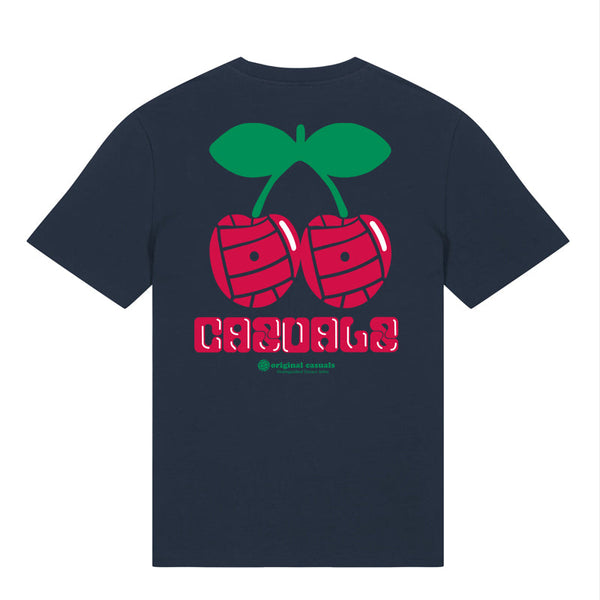 Casual Cherries - Navy T-Shirt