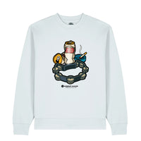 Cigarettes & Alcohol  - Ice Blue Sweatshirt