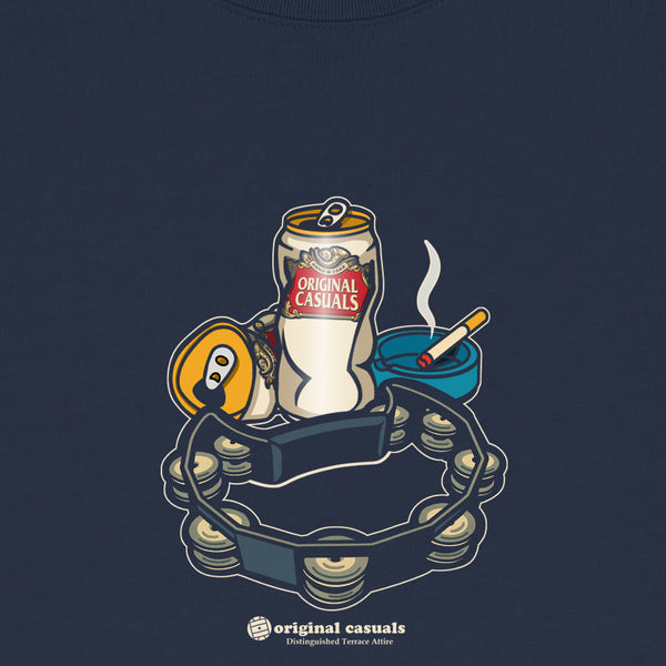 Cigarettes & Alcohol  - Navy Sweatshirt