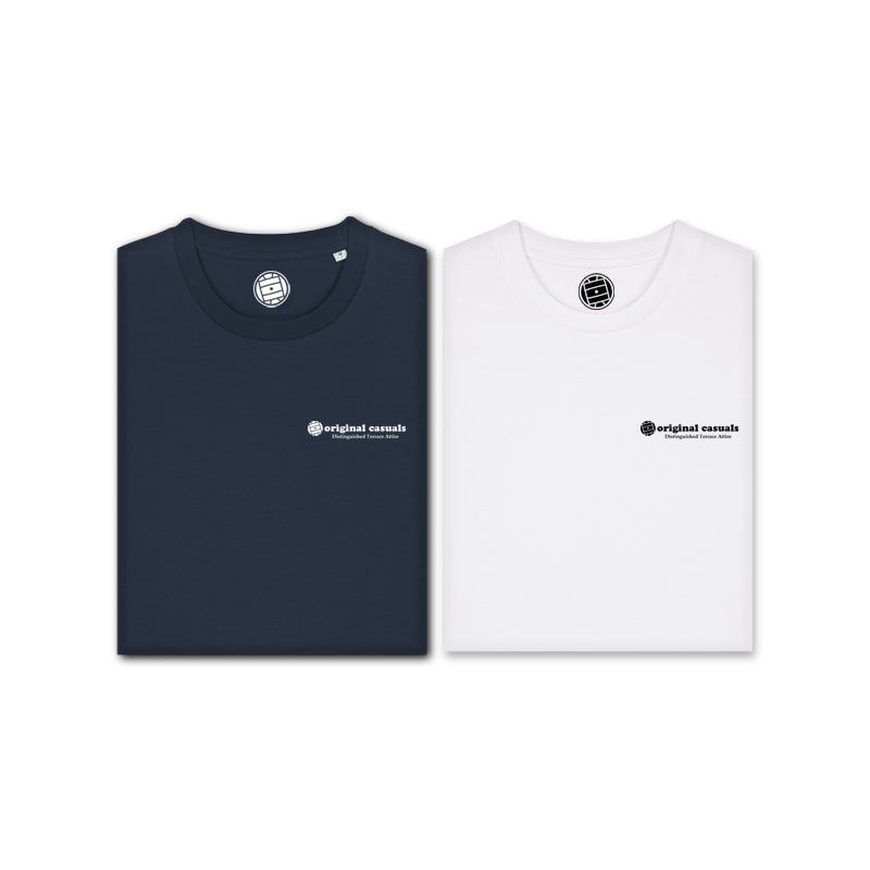Core Text - White and Navy Double Pack