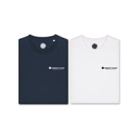 Core Text - White and Navy Double Pack