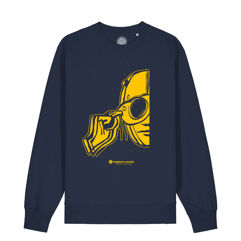 Casual Protection Split - Navy Sweatshirt