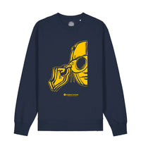 Casual Protection Split - Navy Sweatshirt