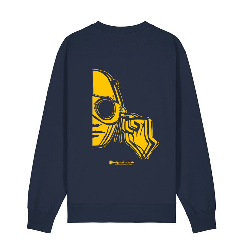 Casual Protection Split - Navy Sweatshirt