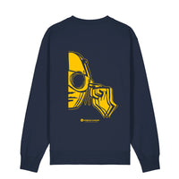 Casual Protection Split - Navy Sweatshirt
