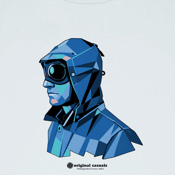 Geometric Casual - Ice-Blue T-shirt