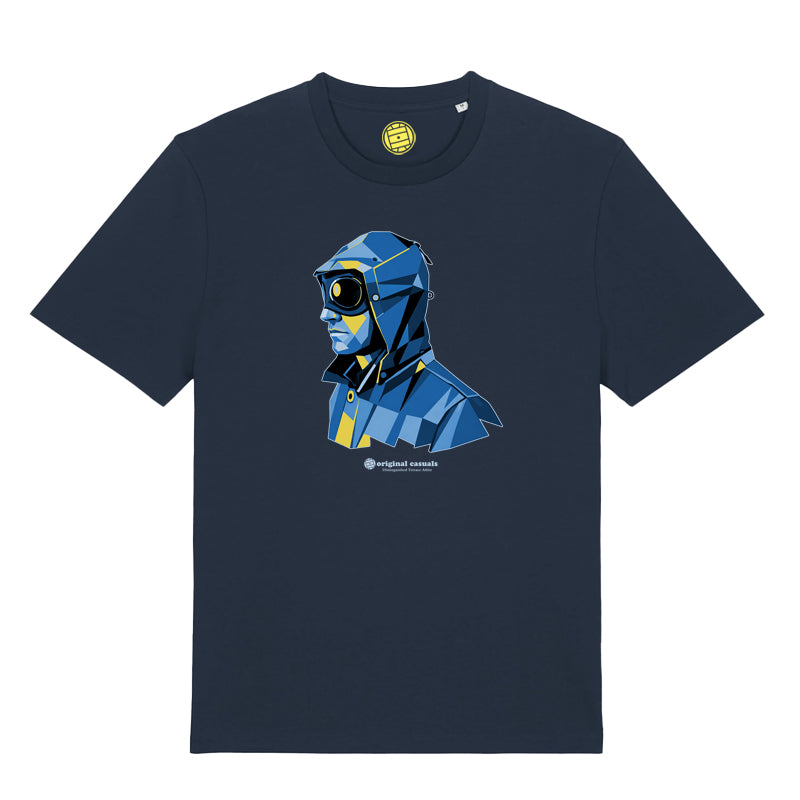 Geometric Casual - Navy T-shirt