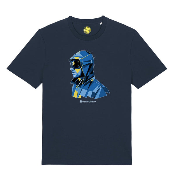 Geometric Casual - Navy T-shirt