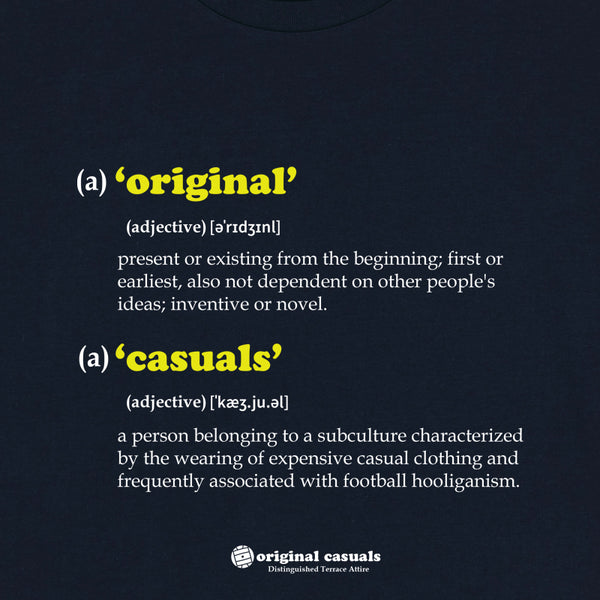 'Casual Definition' Navy T-shirt