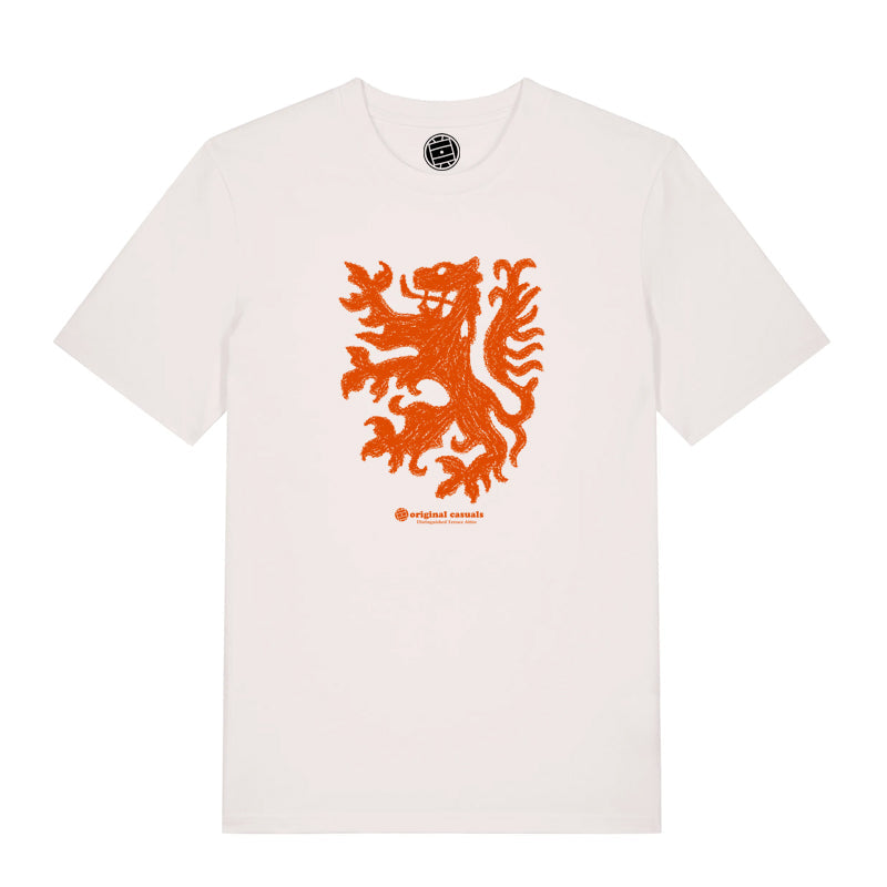 Dutch Lion Crayon - Vintage White T-Shirt