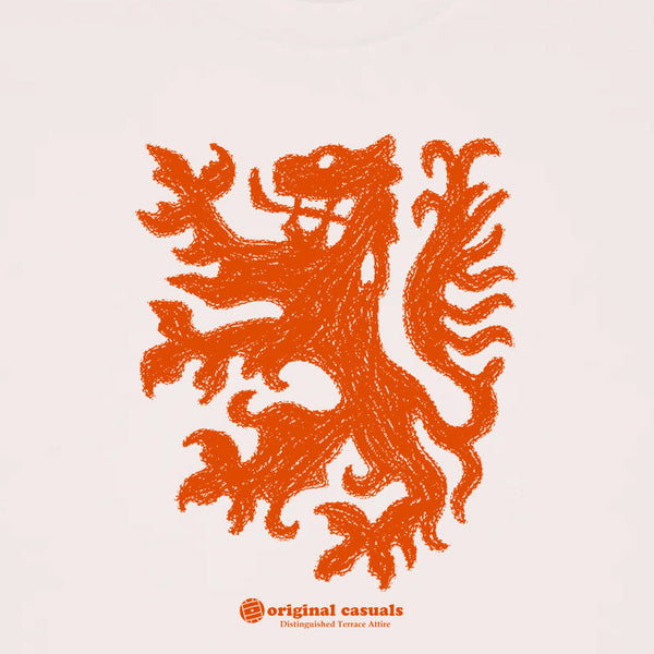 Dutch Lion Crayon - Vintage White T-Shirt