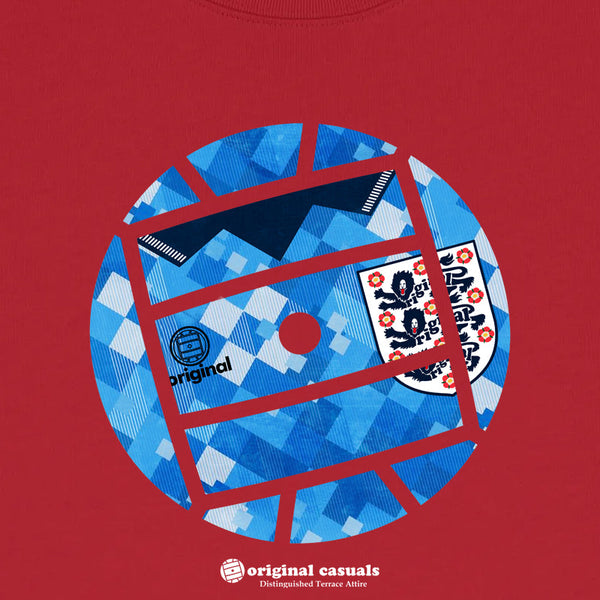 England 90 - Red T-Shirt