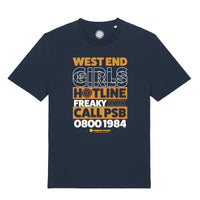 West End Hotline - Navy T-shirt