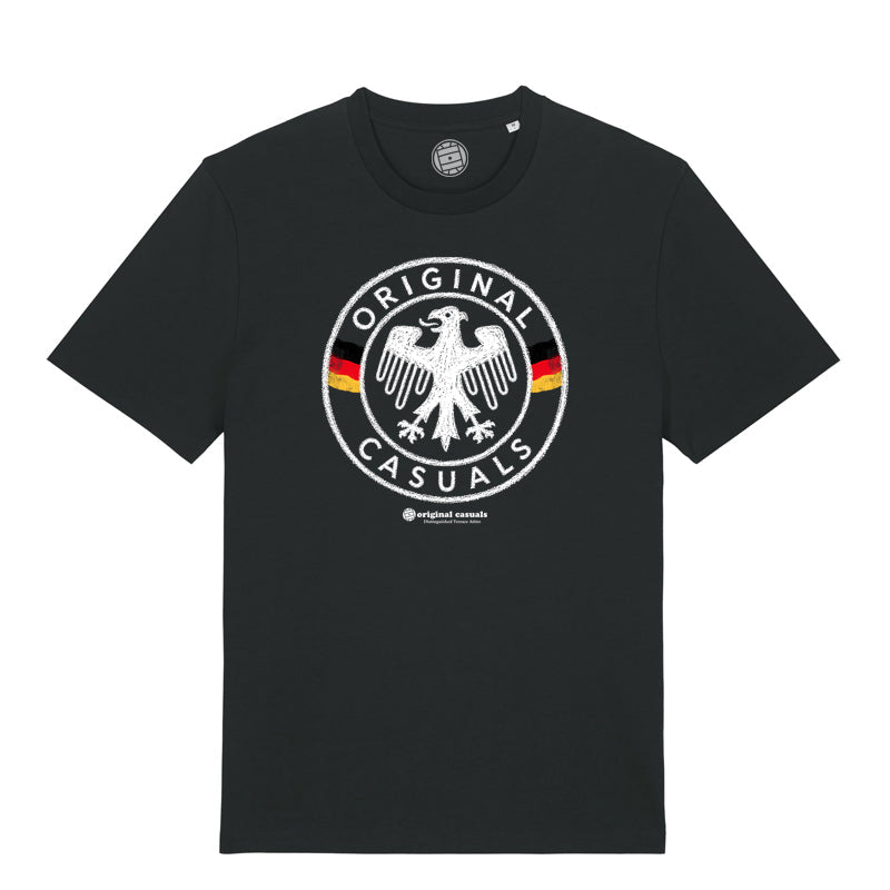 German Eagle Crayon - Black T-Shirt