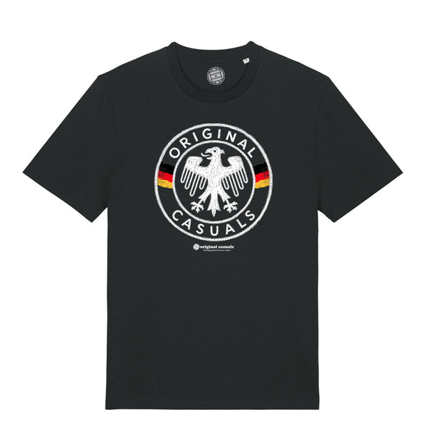 German Eagle Crayon - Black T-Shirt