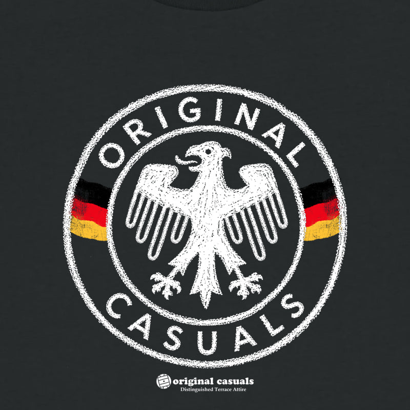 German Eagle Crayon - Black T-Shirt