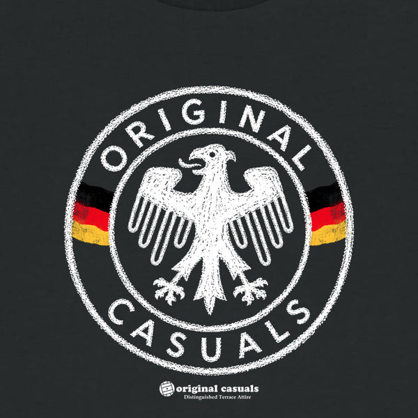 German Eagle Crayon - Black T-Shirt
