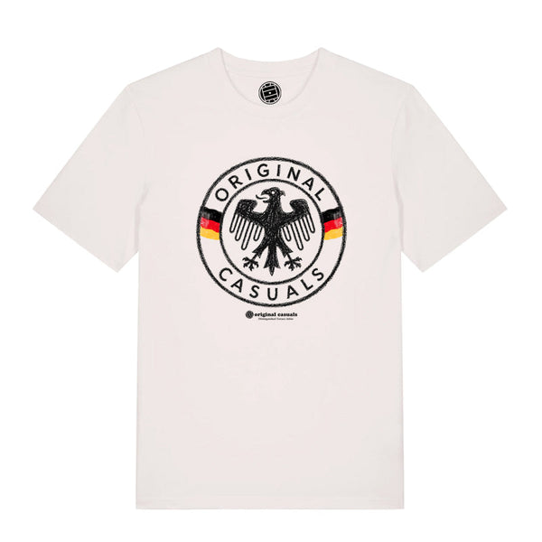 German Eagle Crayon - Vintage White T-Shirt